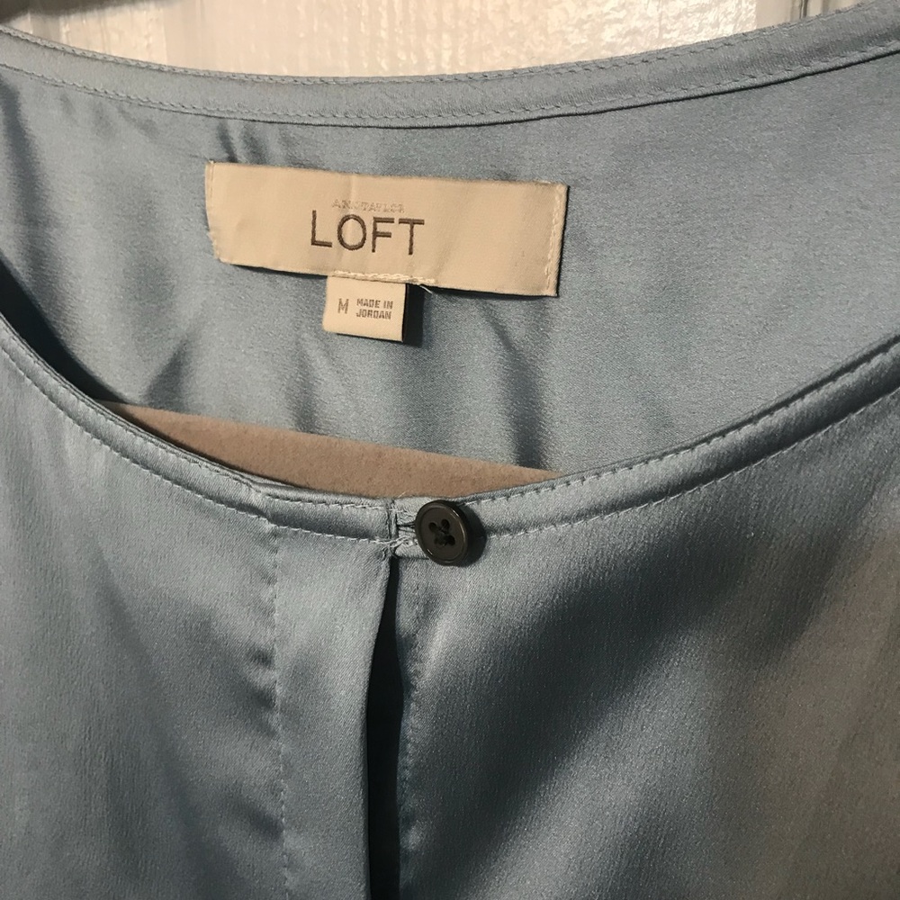 Loft Formal Blouse- Button Down With Two Frockets - image 4